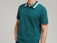 Поло slim fit из хлопка пике