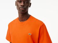 Мужская хлопковая футболка Lacoste с коротким рукавом