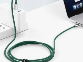 Кабель Baseus Display Fast Charging 20W (Type-C) на (Lightning) (CATLSK-06) 200см нейлоновая оплётка (зеленый)