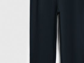 Трикотажные прямые брюки, Черный