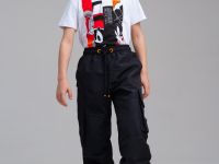 Брюки текстильные с полиуретановым покрытием для мальчиков