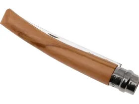 Филейный нож Opinel №10, нержавеющая сталь, рукоять оливковое дерево