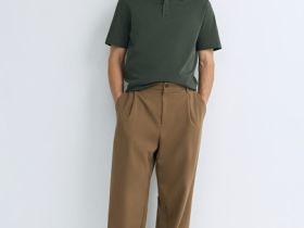 Базовое поло из хлопка, Зеленый