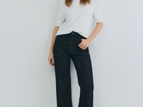 Джемпер с коротким рукавом, Белый