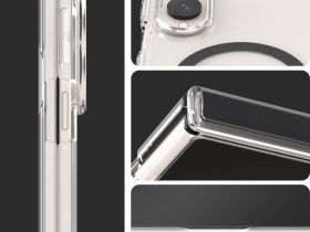 Чехол Araree Duple 360 M для Galaxy Z Fold8 прозрачный+черный