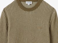 Мужской свитер Lacoste из смеси хлопка и шерсти