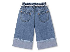 Джинсы с брелоком для маленькой девочки