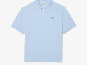 Мужская рубашка-поло Lacoste свободного кроя из плотного хлопка