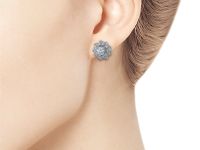 Пусеты из белого золота э0912пс11190200_white