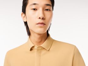 Мужское поло Lacoste PARIS стандартного кроя