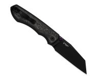 Складной нож Kizer Wharning, сталь S45VN, рукоять алюминий/микарта, черный