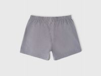 Текстильные боксеры в клетку, Серый