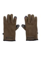 Перчатки Remington Basic Brown L/XL — микрофлис с DWR, кожаные вставки для хвата