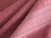 Полотенце махровое Базена/Basena, пыльная роза