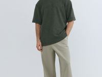 Футболка из структурной ткани, Зеленый