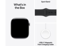 Смарт-часы Apple Watch Series 11 46mm Space Gray Aluminium Case with Black Sport Band (S/M)