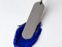 Мастихин "Сонет" №7, деревянная ручка 11,1 см, лезвие металл 7х1,9 см.