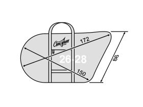 Велосумка для переноски велосипеда Старт II 26"-28" (черный)