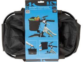 Быстросъемная складываемая сумка на руль с ручками для переноски ACME M-Wave HB384 (черный 20 литров)