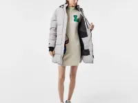 Женская утеплённая куртка Lacoste с капюшоном