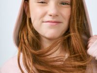 Укороченная толстовка для девочек, Розовый