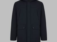 Утепленная парка с капюшоном