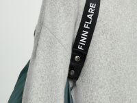 Пуховик с капюшоном и воротником-стойкой