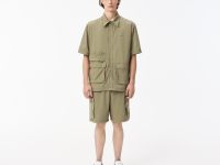 Мужская рубашка Lacoste с коротким рукавом и тремя карманами