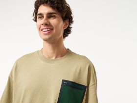 Мужская хлопковая футболка Lacoste