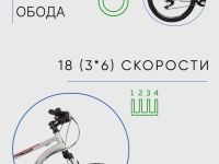 Подростковый велосипед Novatrack Action 24 Disc, год 2023, цвет Серый, ростовка 14