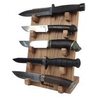 Подставка для коллекции из 5-ти ножей Woodinhome HKS0205ON, дуб, бежевый