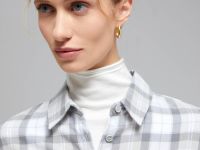 Рубашка оверсайз из хлопковой фланели