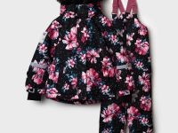 Комплект текстильный с полиуретановым покрытием для девочек: куртка, полукомбинезон