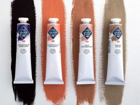 Масло "Мастер-Класс" 46 мл небесно-голубая