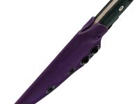 Нож Barmaley Knives Буратино, сталь AUS-10Co, рукоять Микарта, зеленый