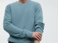 Джемпер из хлопка прямого кроя