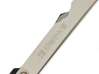 Нож складной Higonokami Nagao Kanekoma, 70мм, сталь AoGami 3 слоя, рукоять нержавеющая сталь золотая