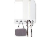 Umbra Зеркало настенное 40,3х50,7х3 см белое Peek Umbra