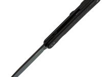 Складной нож SRM 135L-GB, сталь 14C28N, рукоять G10, черный