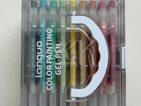 Набор ручек гелевых Languo, 0,6 мм, 45 цветов