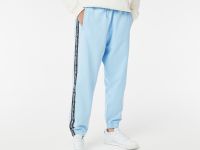 Спортивные брюки-джоггеры Lacoste в полоску с логотипом