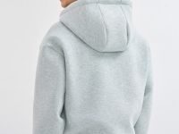 Толстовка на молнии с капюшоном, Серый