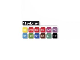 Набор маркеров Copic 12 шт "Ландшафт"