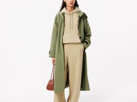 Женская толстовка Lacoste оверсайз