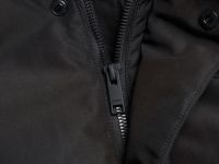 Удлинённая куртка с капюшоном, Черный