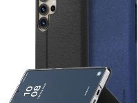 Чехол Araree Bonnet Stand для Galaxy S25 Ultra кожа синий