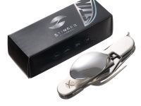 Нож перочинный Stinger, 109 мм, 8 функций, серый