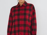 Рубашка в клетку, Красный