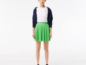 Женская хлопковая футболка Lacoste свободного кроя