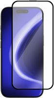 Защитное стекло Krutoff Premium для Apple iPhone 17/16 Pro Чёрное